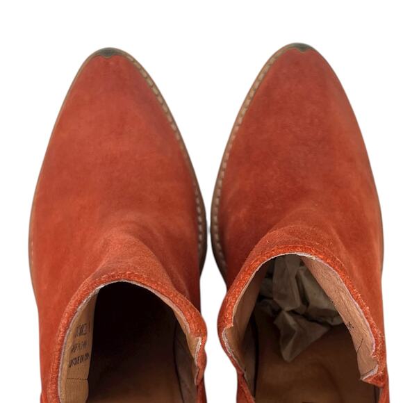JEFFREY CAMPBELL for FP Comwell Ankle Boots in Rust Women's Size 8 - Picture 6 of 16
